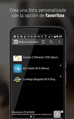 Radios Colombia android App screenshot 1